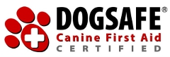 DOGSAFE ® Canine First Aid Certified - website opens in new window